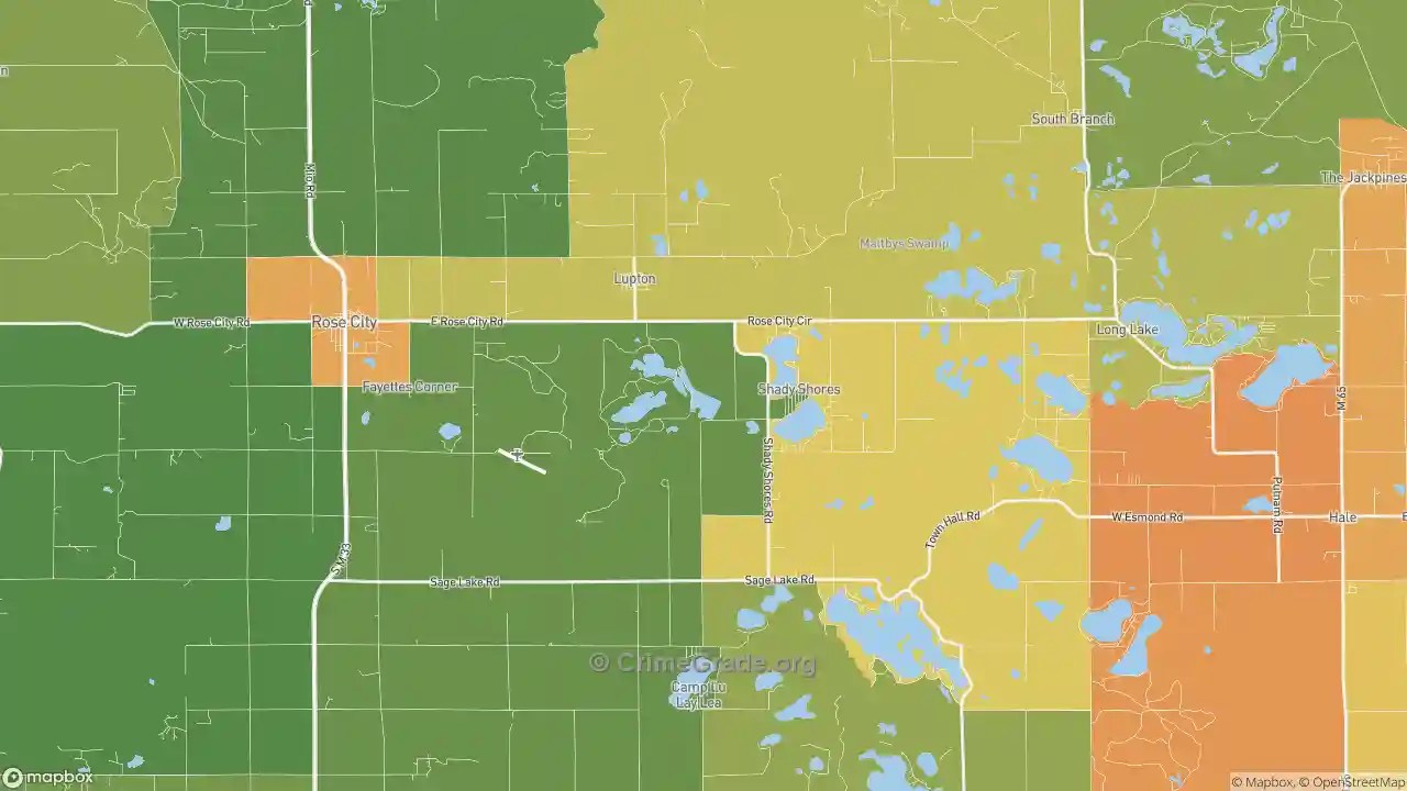 The Safest and Most Dangerous Places in Lupton, MI Crime Maps and