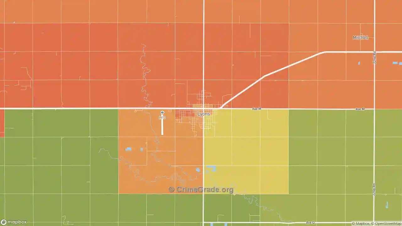 The Safest and Most Dangerous Places in Lyons, KS Crime Maps and Statistics