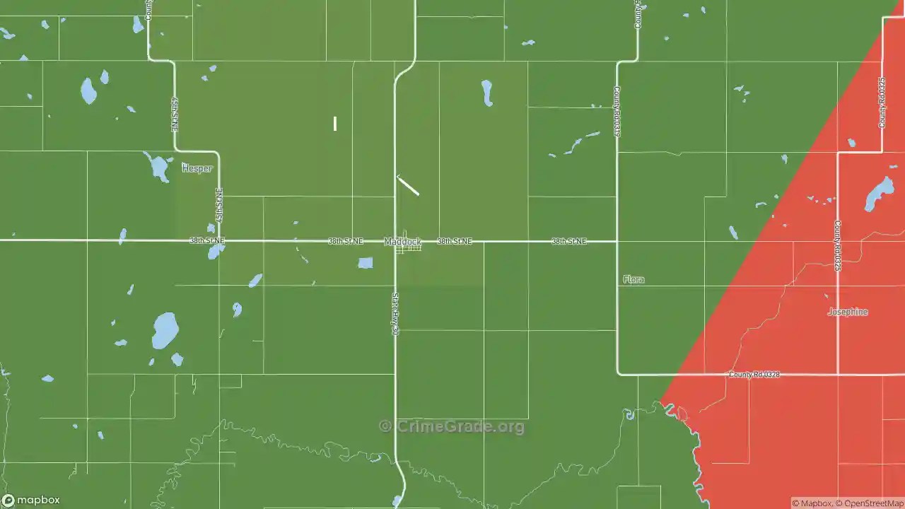 The Safest and Most Dangerous Places in Maddock, ND Crime Maps and