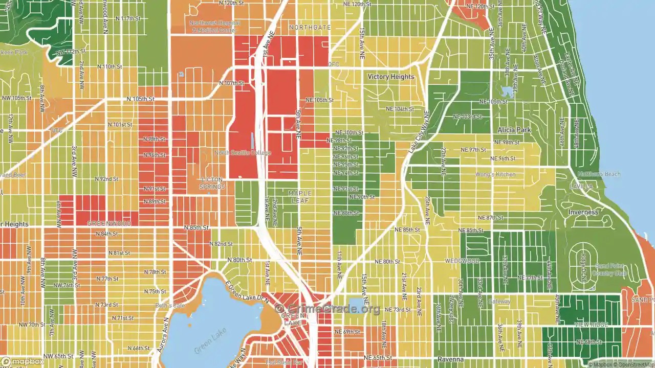 The Safest and Most Dangerous Places in Maple Leaf, Seattle, WA Crime