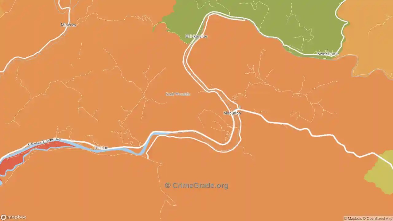 The Safest and Most Dangerous Places in Mapleton, OR Crime Maps and Statistics