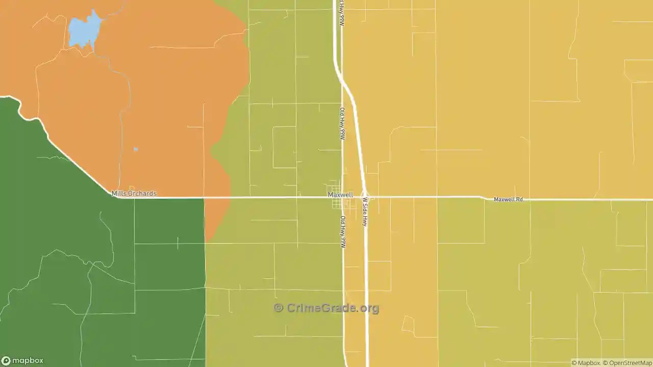 The Safest and Most Dangerous Places in Maxwell, CA Crime Maps and