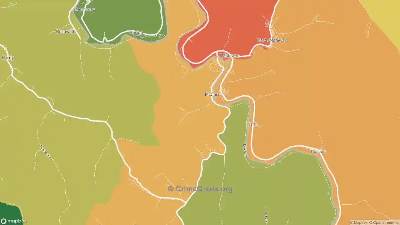 The Safest and Most Dangerous Places in McCarr, KY Crime Maps and