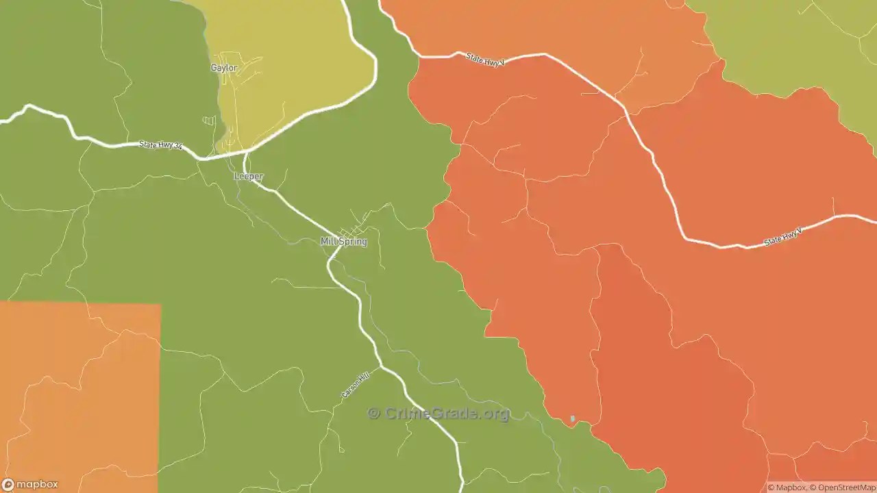 The Safest and Most Dangerous Places in Mill Spring, MO Crime Maps and