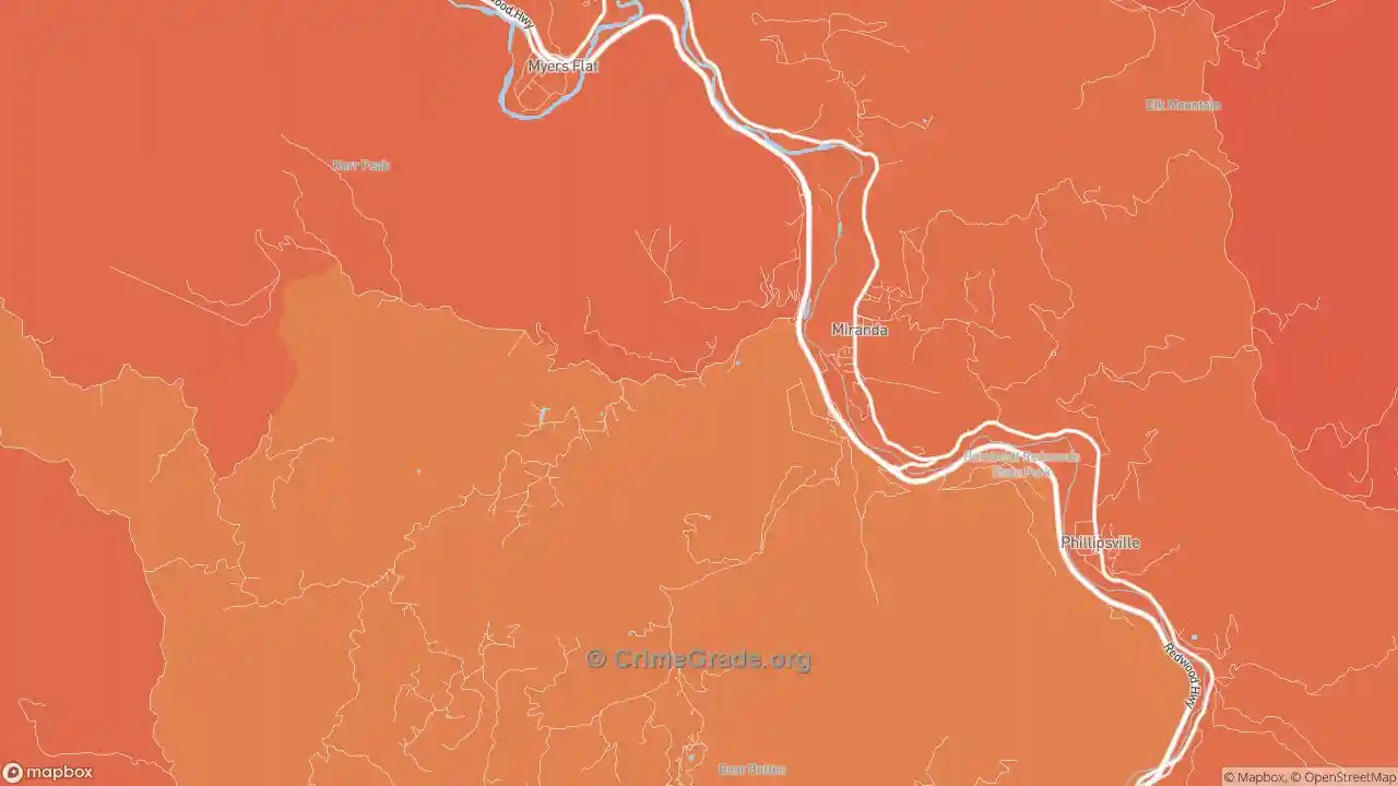 The Safest and Most Dangerous Places in Miranda, CA Crime Maps and