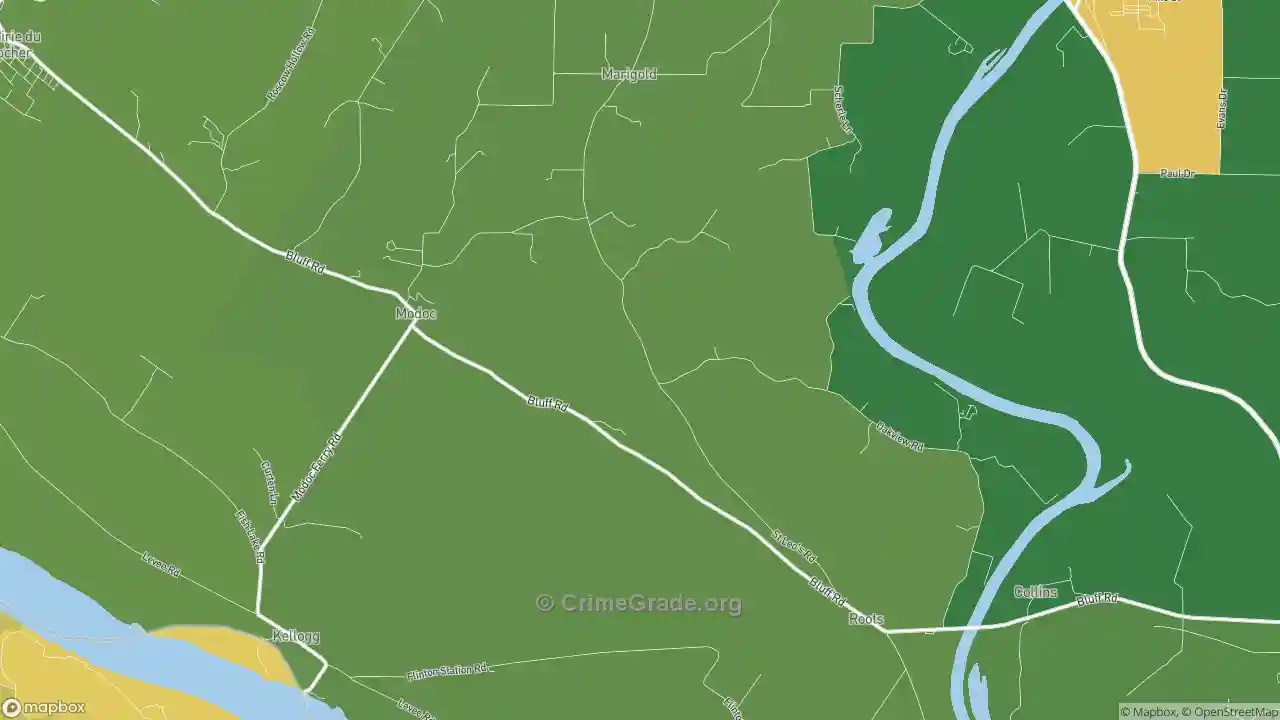 The Safest and Most Dangerous Places in Modoc, IL Crime Maps and