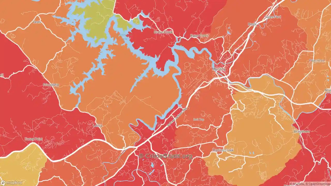 The Safest and Most Dangerous Places in Murphy, NC Crime Maps and