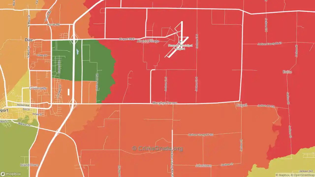 The Safest and Most Dangerous Places in Murphys Corner, AR Crime Maps