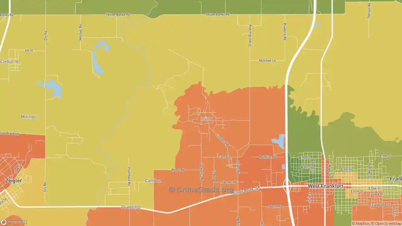 The Safest and Most Dangerous Places in Orient, IL Crime Maps and