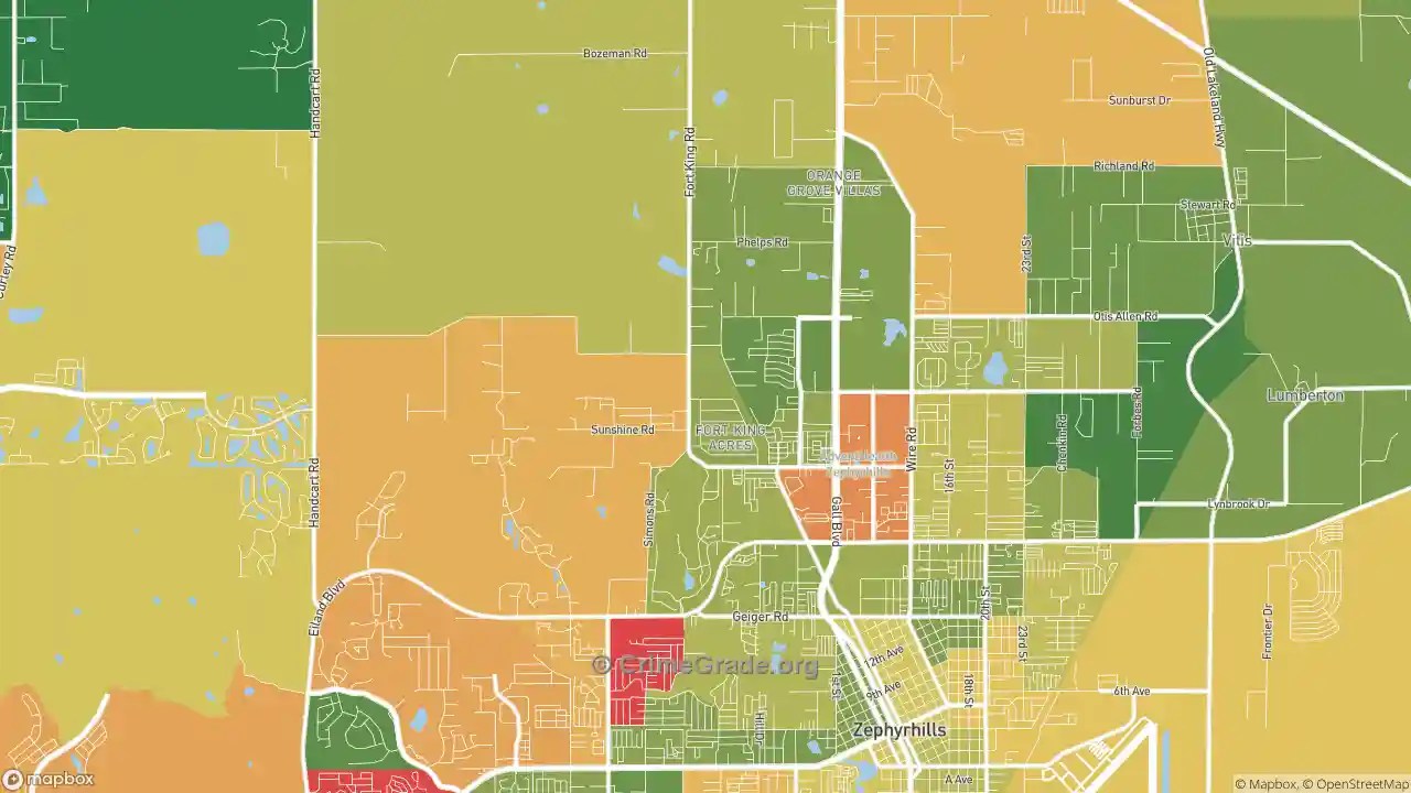 The Safest and Most Dangerous Places in Pasadena Hills, FL Crime Maps