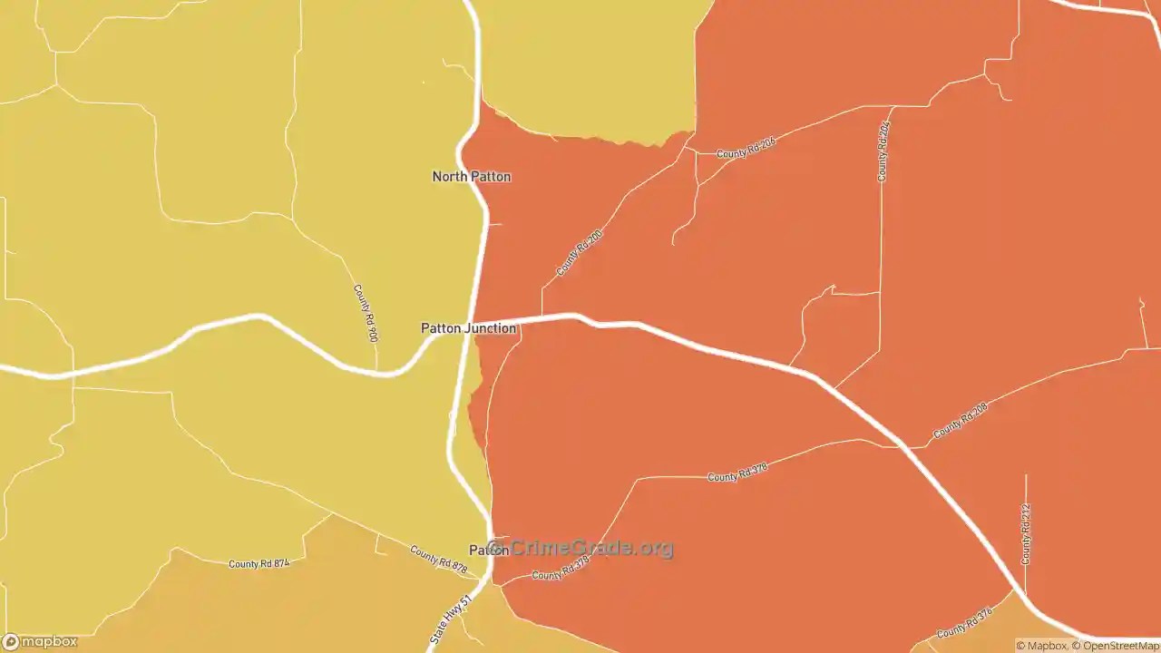 The Safest and Most Dangerous Places in Patton Junction, MO Crime Maps