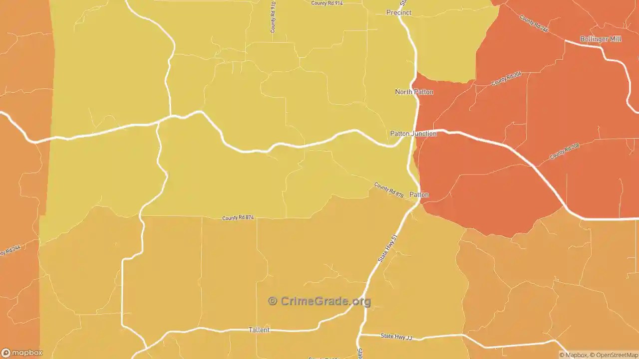 The Safest and Most Dangerous Places in Patton, MO Crime Maps and