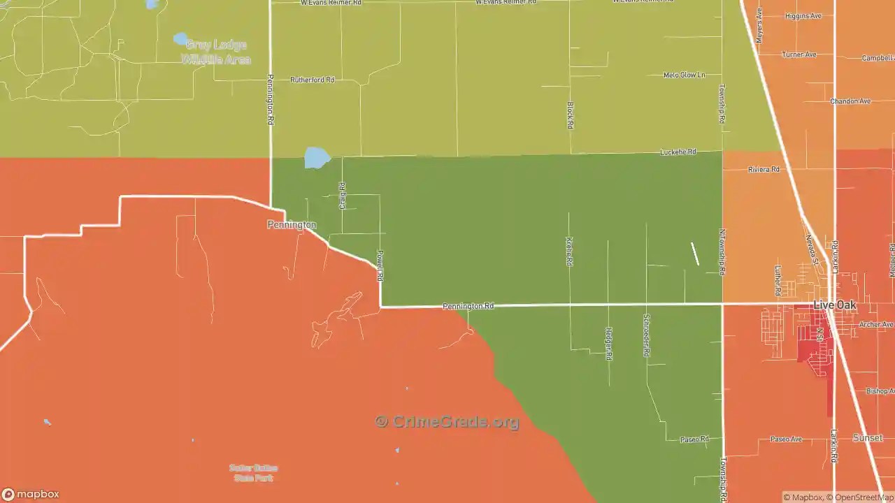 The Safest and Most Dangerous Places in Pennington, CA Crime Maps and