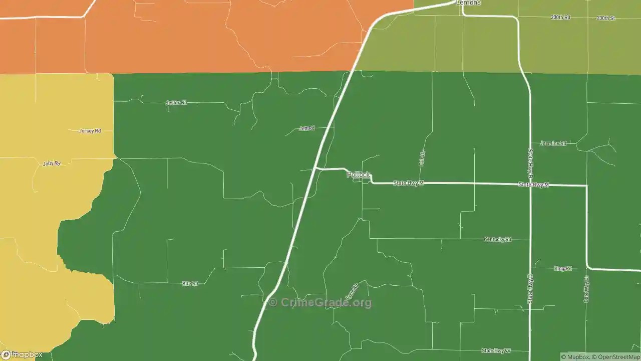 The Safest and Most Dangerous Places in Pollock, MO Crime Maps and