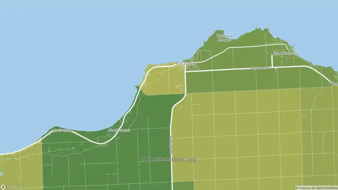 The Safest and Most Dangerous Places in Port Austin, MI Crime Maps and
