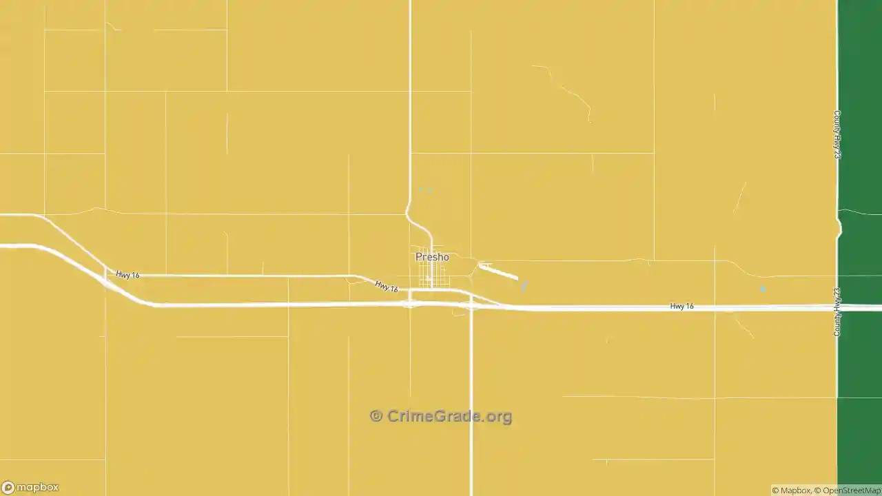 The Safest and Most Dangerous Places in Presho, SD Crime Maps and