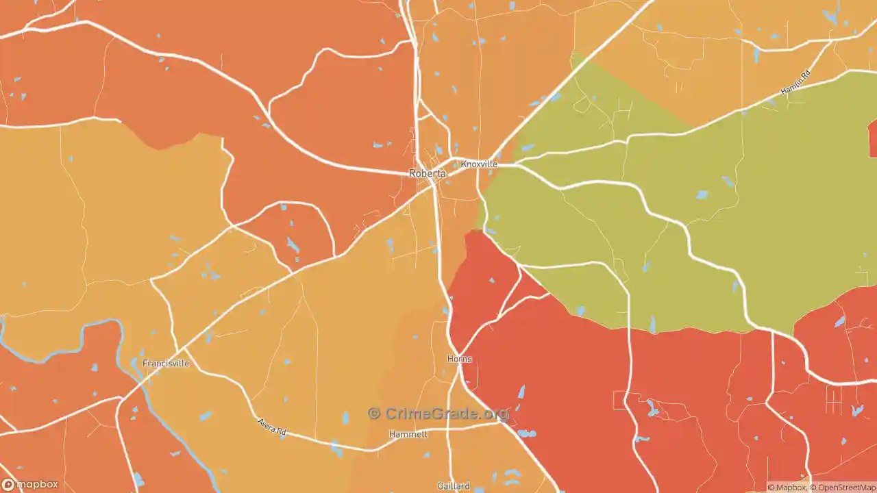 The Safest and Most Dangerous Places in Roberta, GA Crime Maps and Statistics