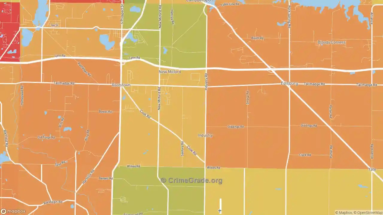 The Safest and Most Dangerous Places in Rootstown, OH Crime Maps and