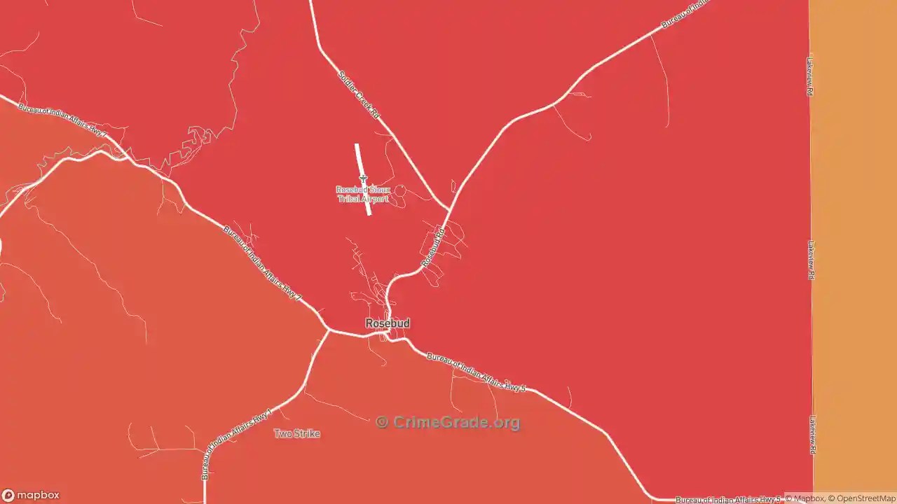 The Safest and Most Dangerous Places in Rosebud, SD Crime Maps and Statistics