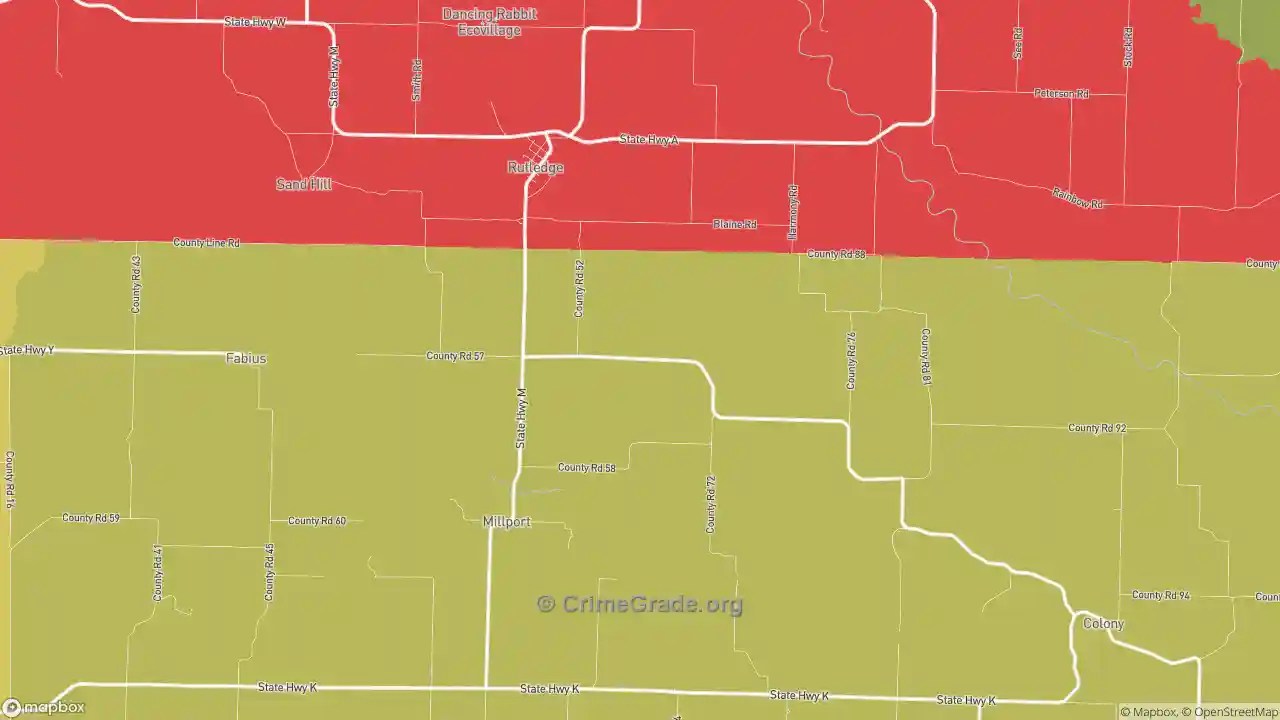 The Safest and Most Dangerous Places in Rutledge, MO Crime Maps and