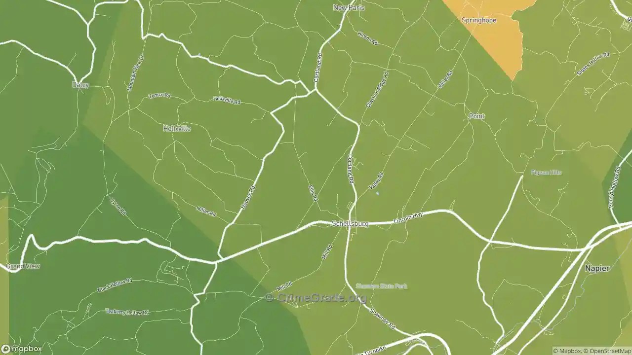 The Safest and Most Dangerous Places in Schellsburg, PA Crime Maps and