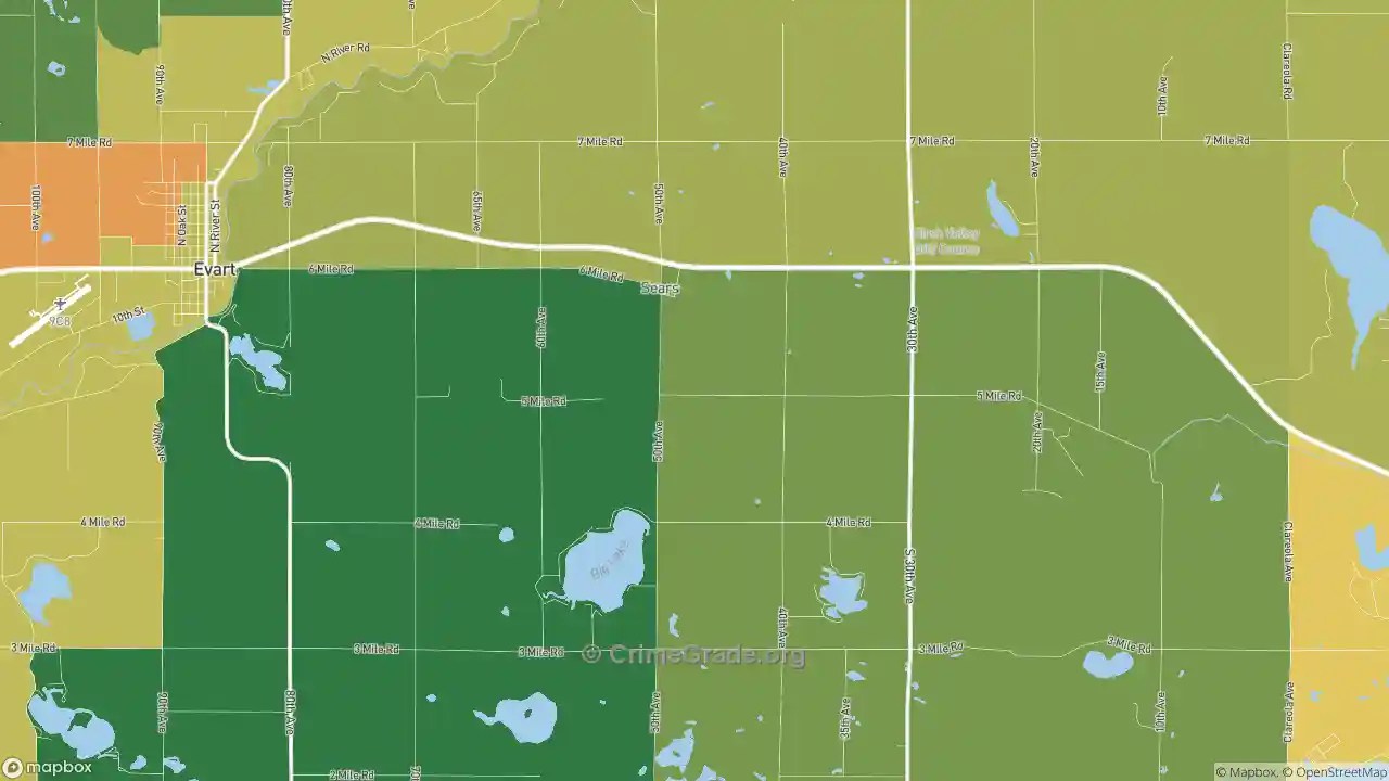 The Safest and Most Dangerous Places in Sears, MI Crime Maps and