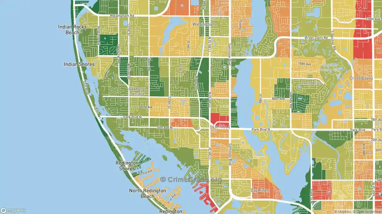 The Safest and Most Dangerous Places in Seminole, FL Crime Maps and