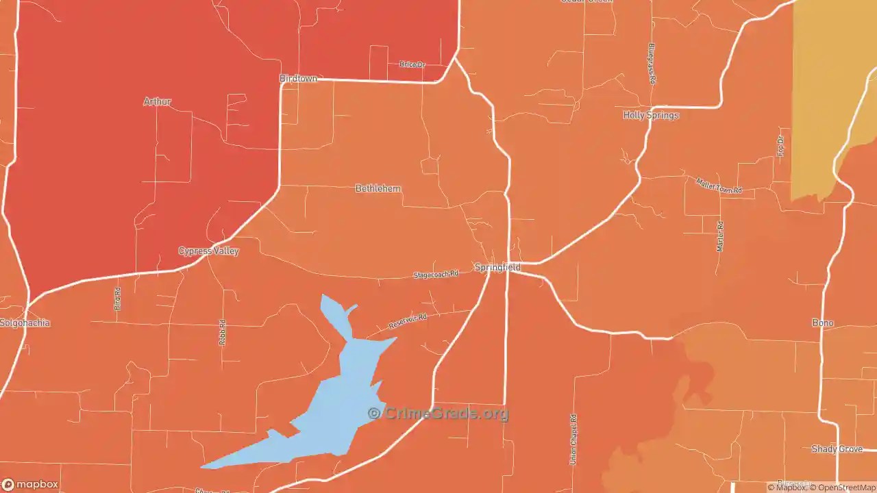 The Safest and Most Dangerous Places in Springfield, AR Crime Maps and