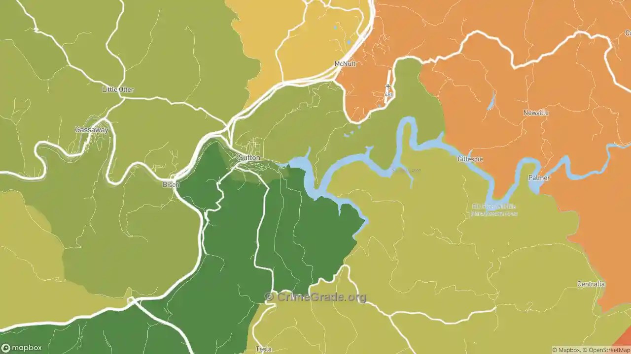 The Safest and Most Dangerous Places in Sutton, WV Crime Maps and