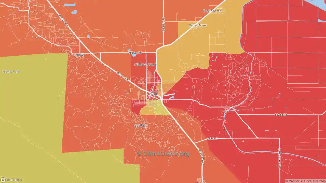 The Safest and Most Dangerous Places in Taft, CA Crime Maps and