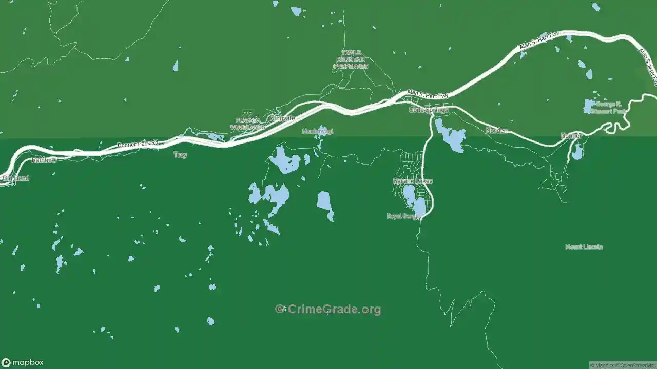 The Safest and Most Dangerous Places in The Cedars, CA Crime Maps and