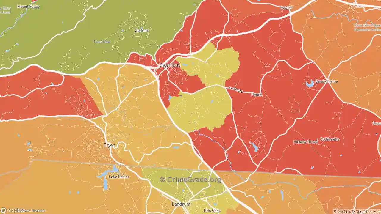 The Safest and Most Dangerous Places in Tryon, NC Crime Maps and