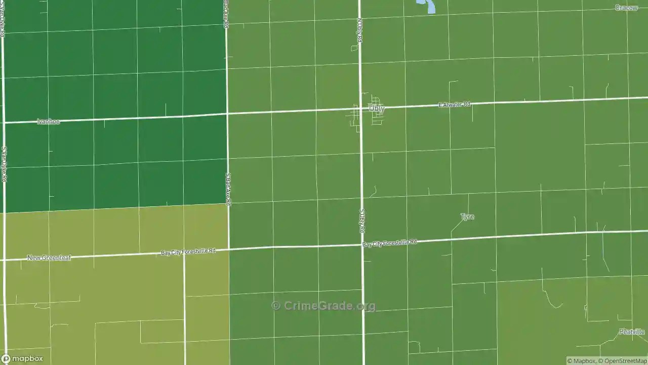 The Safest and Most Dangerous Places in Ubly, MI Crime Maps and