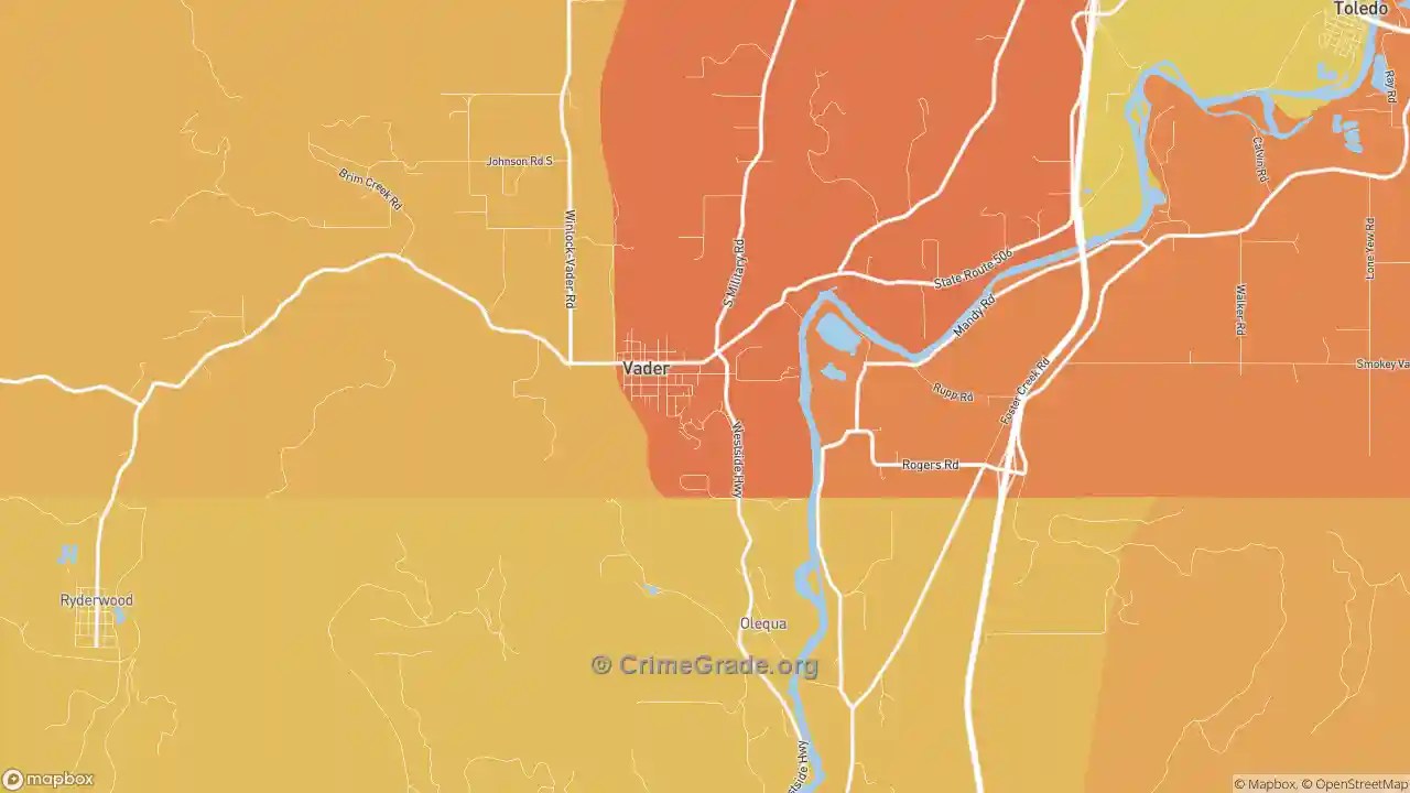 The Safest and Most Dangerous Places in Vader, WA Crime Maps and