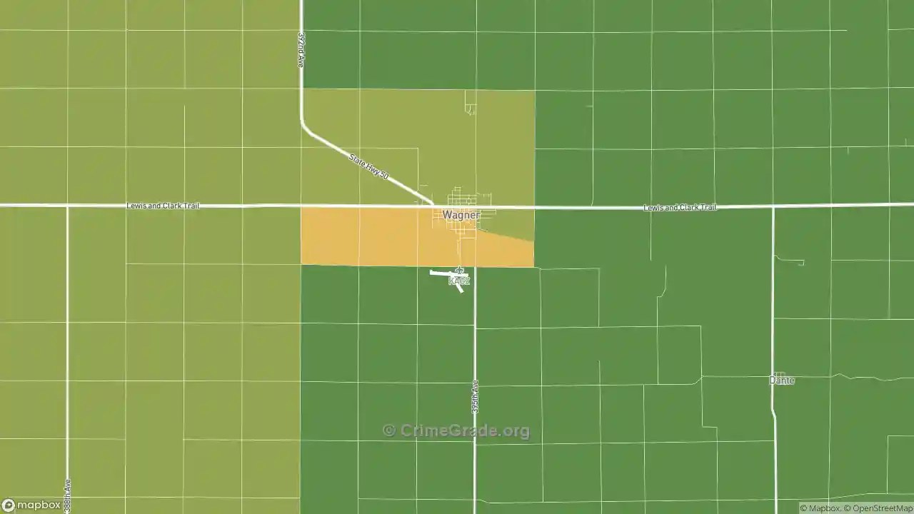 The Safest and Most Dangerous Places in Wagner, SD Crime Maps and