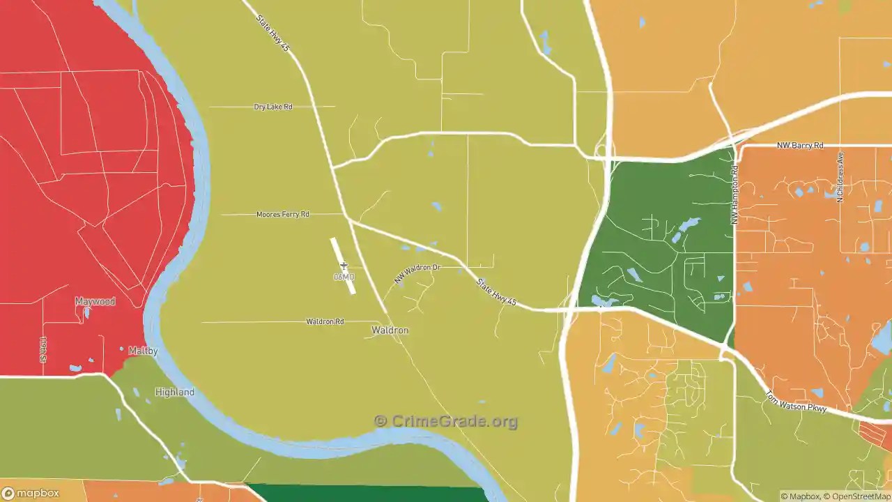 The Safest and Most Dangerous Places in Waldron, MO Crime Maps and