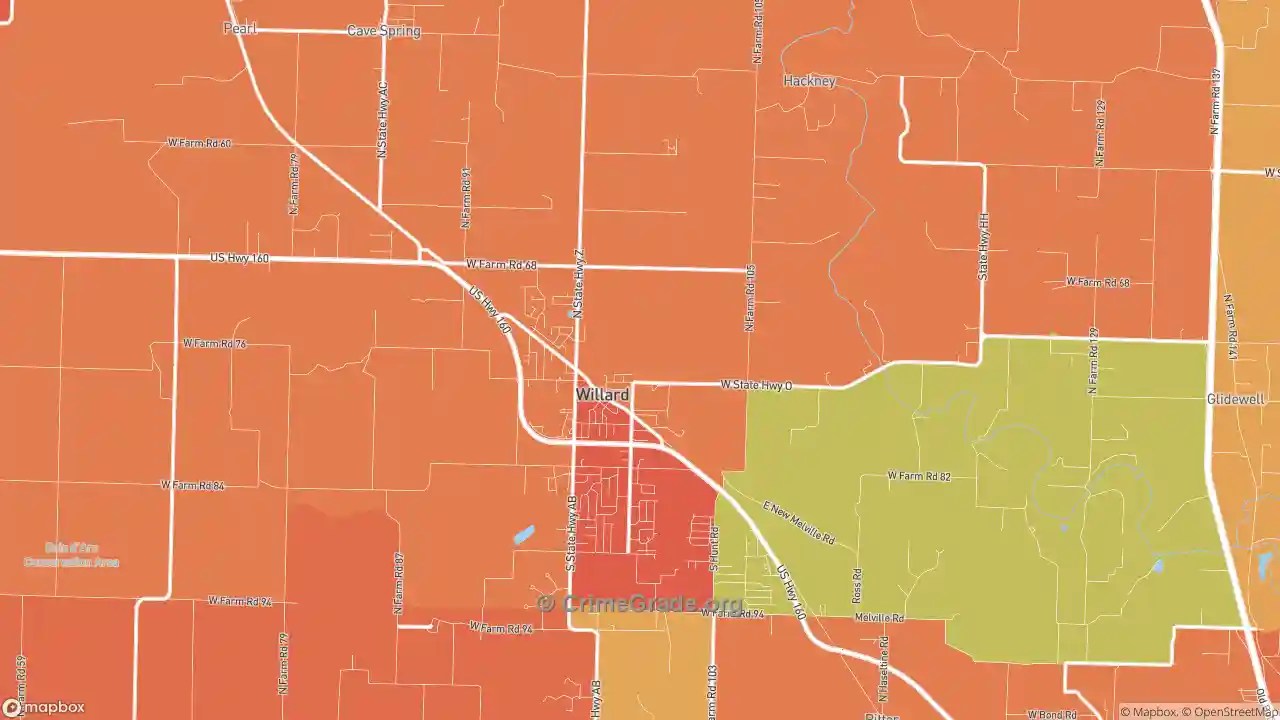 The Safest and Most Dangerous Places in Willard, MO Crime Maps and