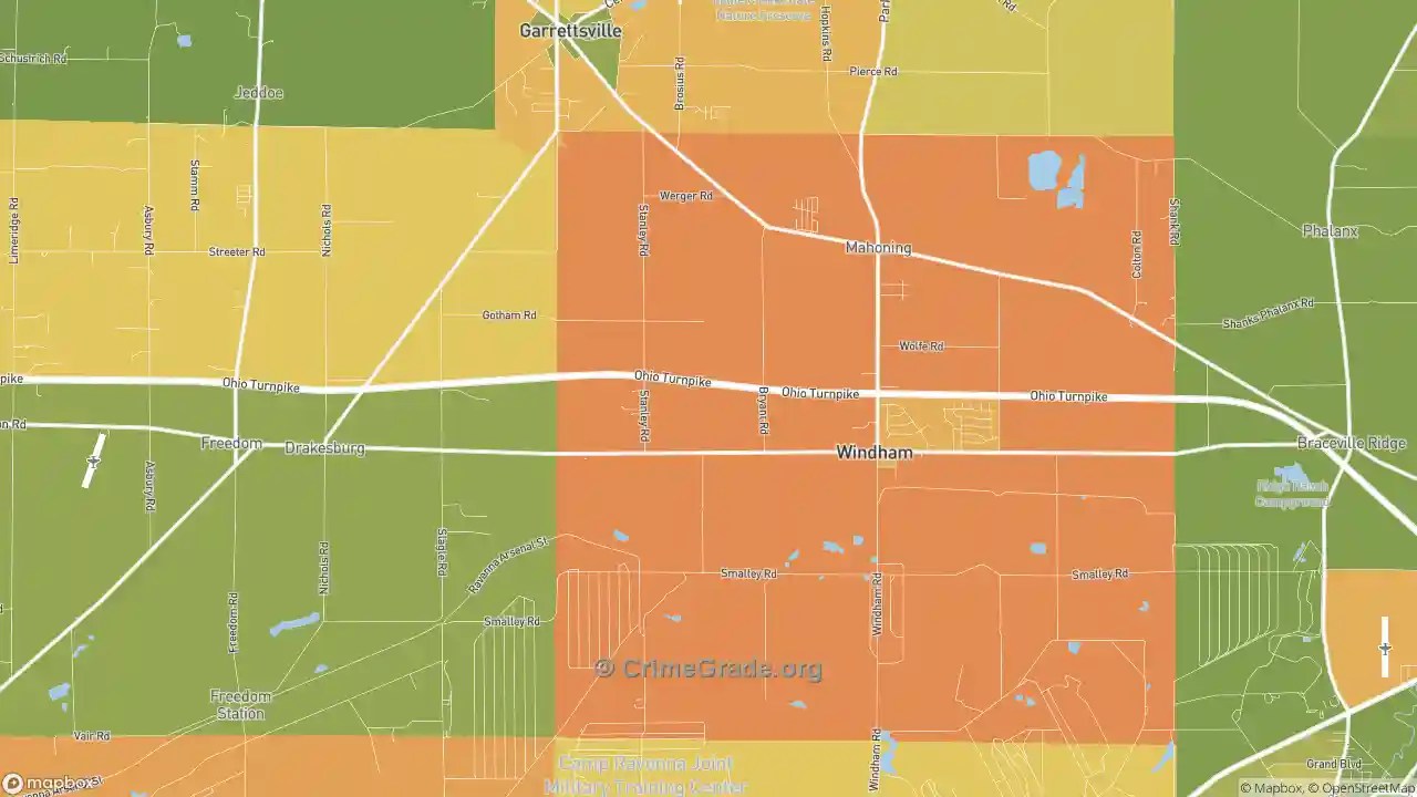 The Safest and Most Dangerous Places in Windham, OH Crime Maps and