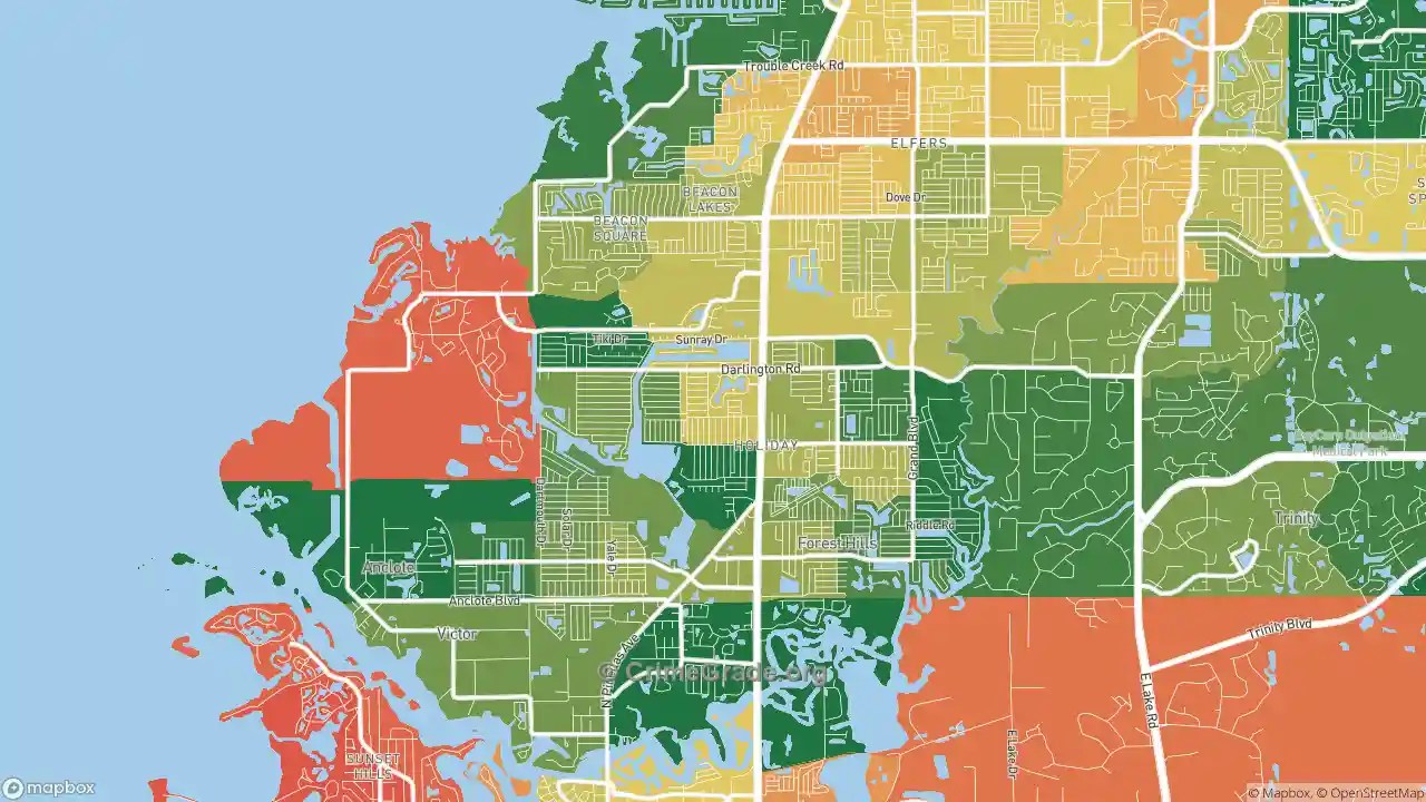 Holiday Florida Burglaries For August 2023 Holiday, Fl Robbery Rates And Robbery Maps | Crimegrade.org