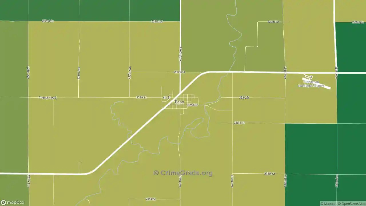Egan, SD Violent Crime Rates and Maps