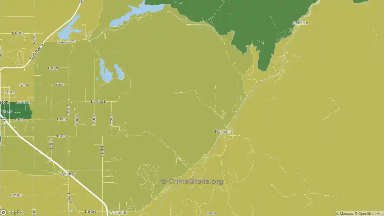 Mapleton, ID Violent Crime Rates and Maps