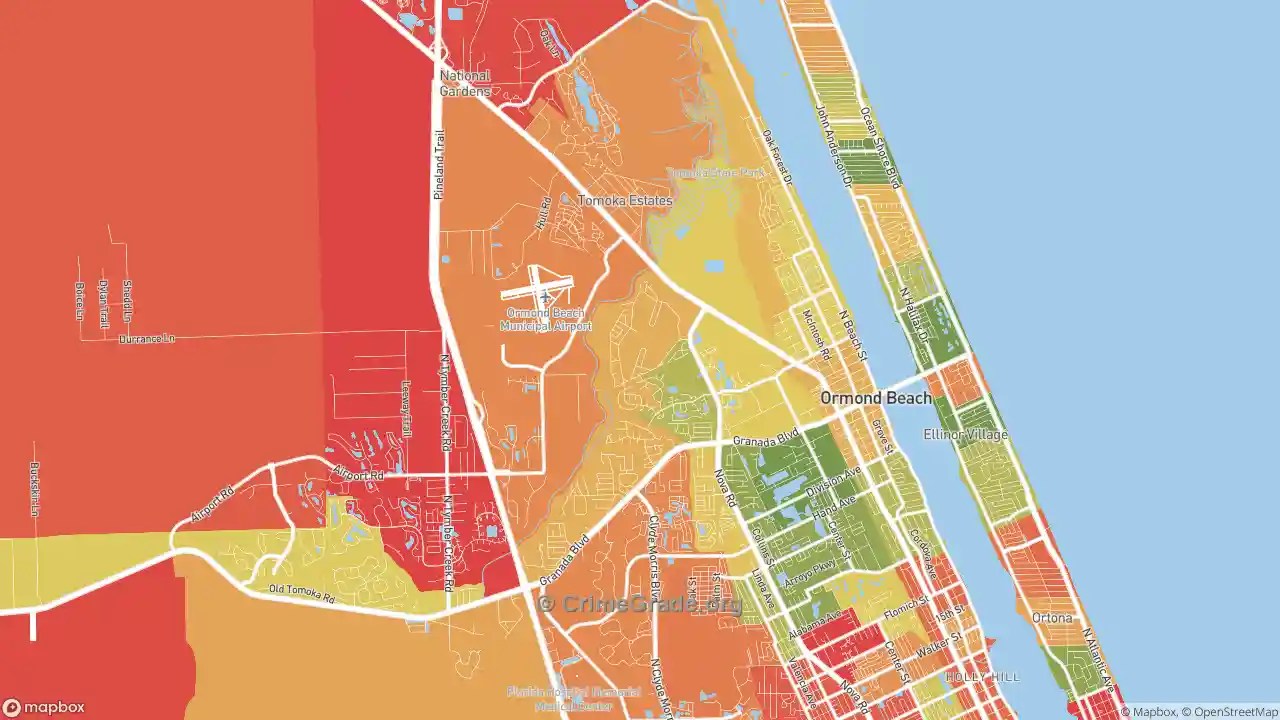 Ormond Beach, FL Violent Crime Rates and Maps