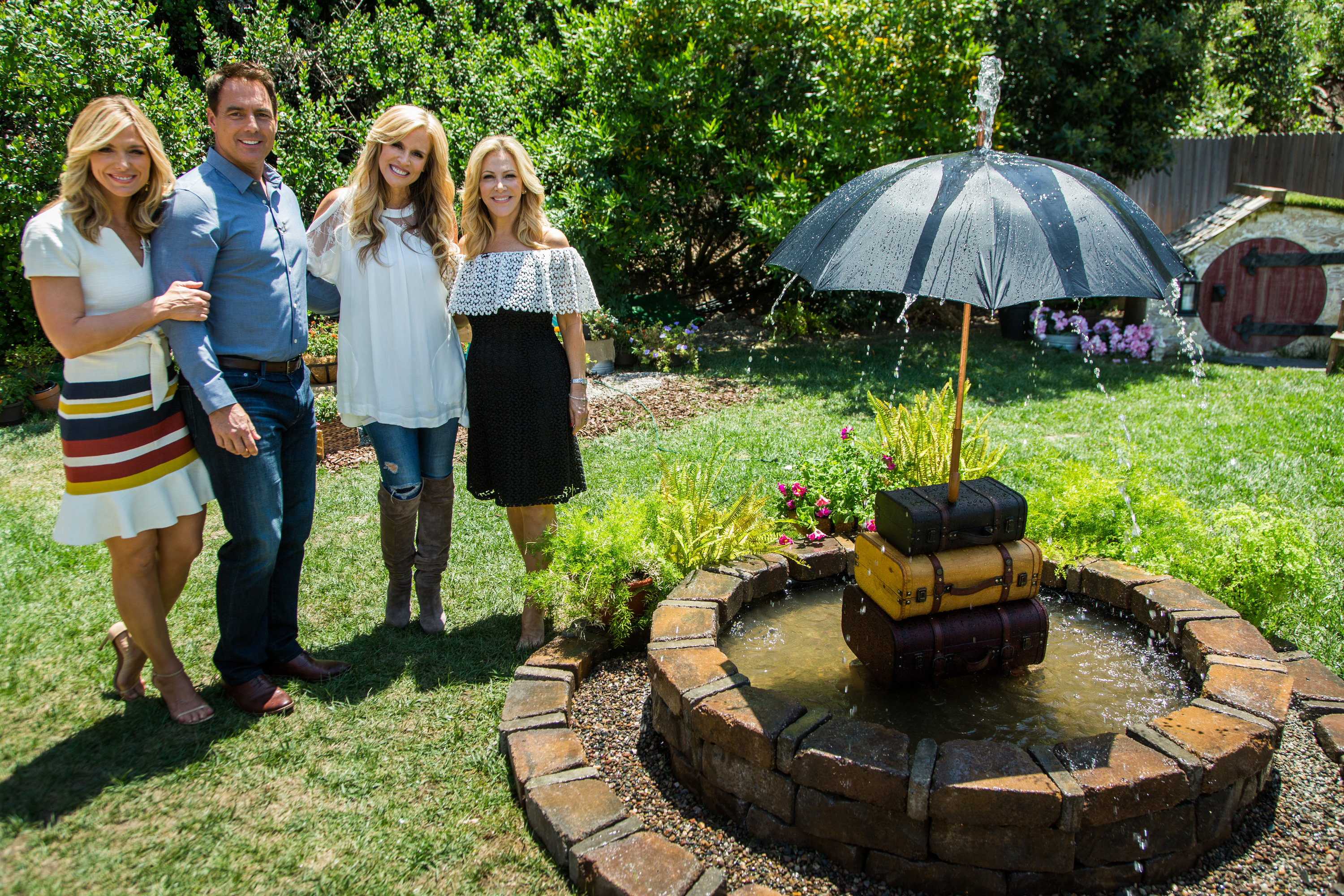 DIY Whimsical Umbrella Fountain Home & Family Video