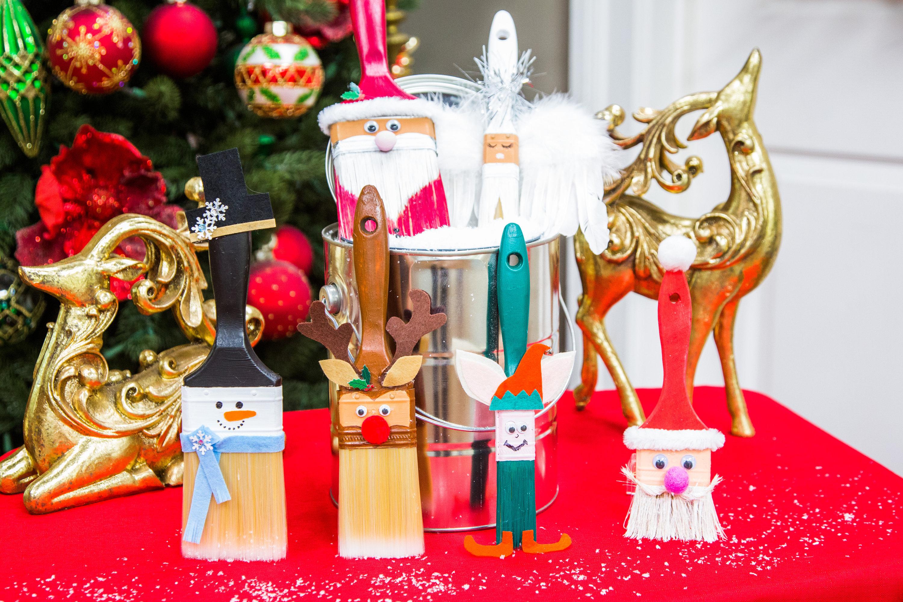 DIY Christmas Paint Brushes Home & Family Video Hallmark Channel