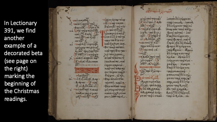 From the Library: Byzantine Lectionaries and Advent – The Center for