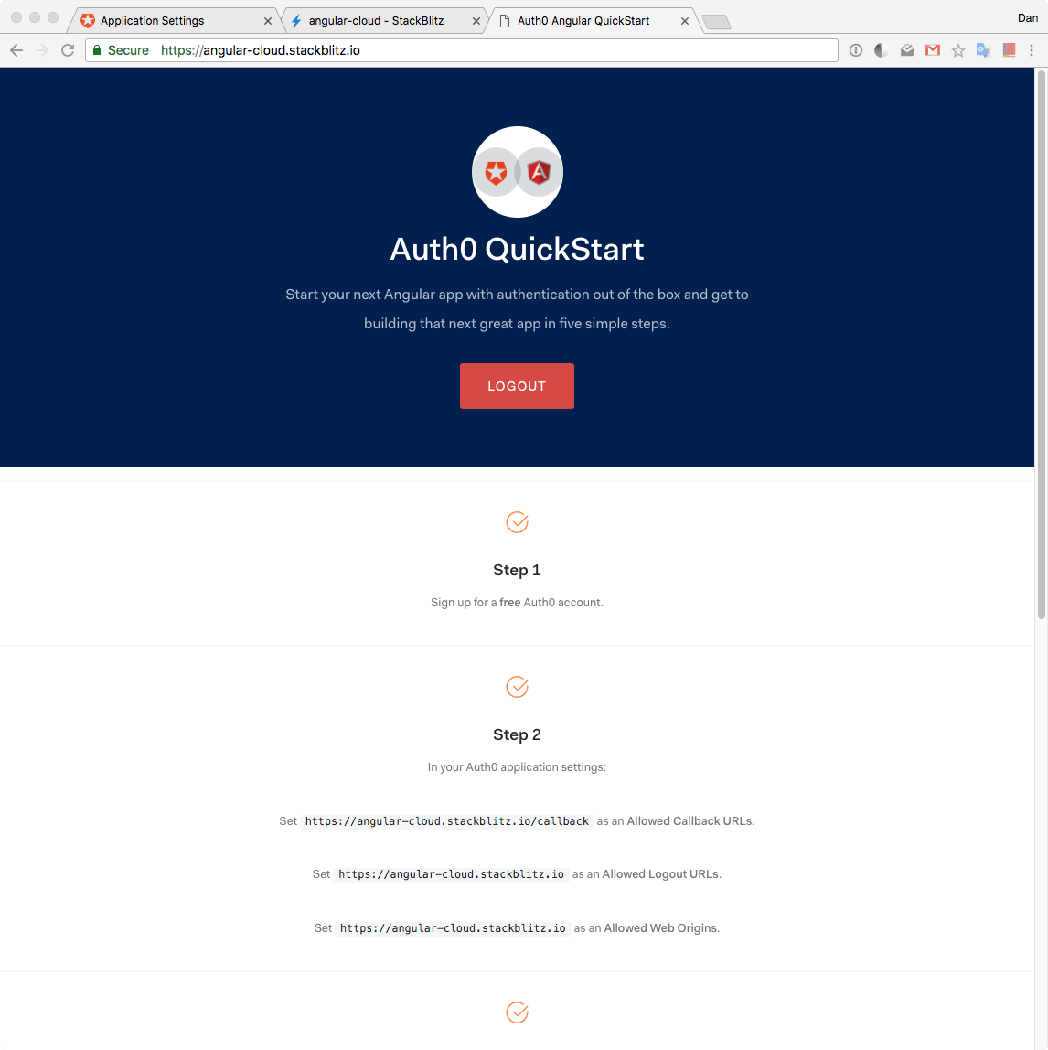 Create Secure Angular Apps in the Cloud with StackBlitz and Auth0
