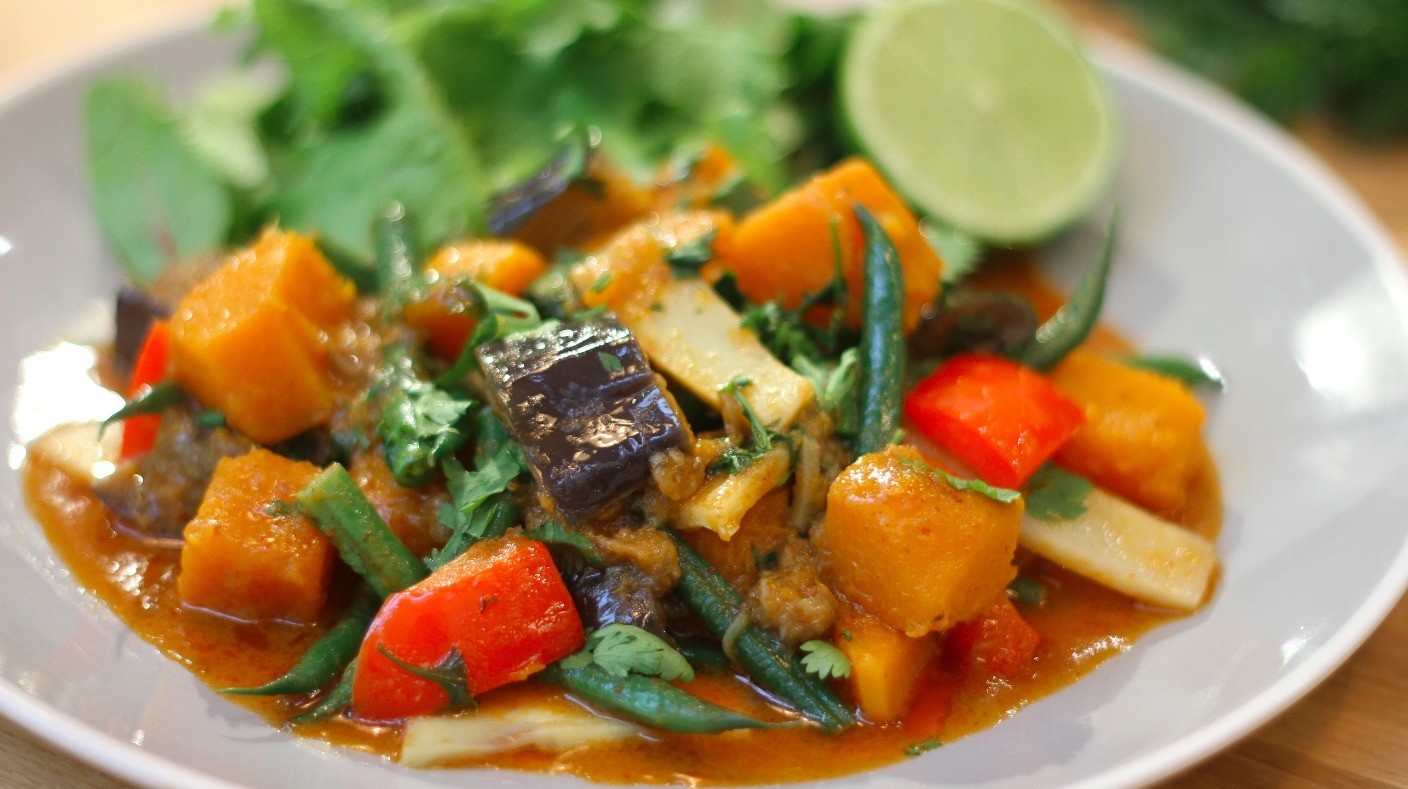 Vegetarian red Thai curry Good Morning Britain
