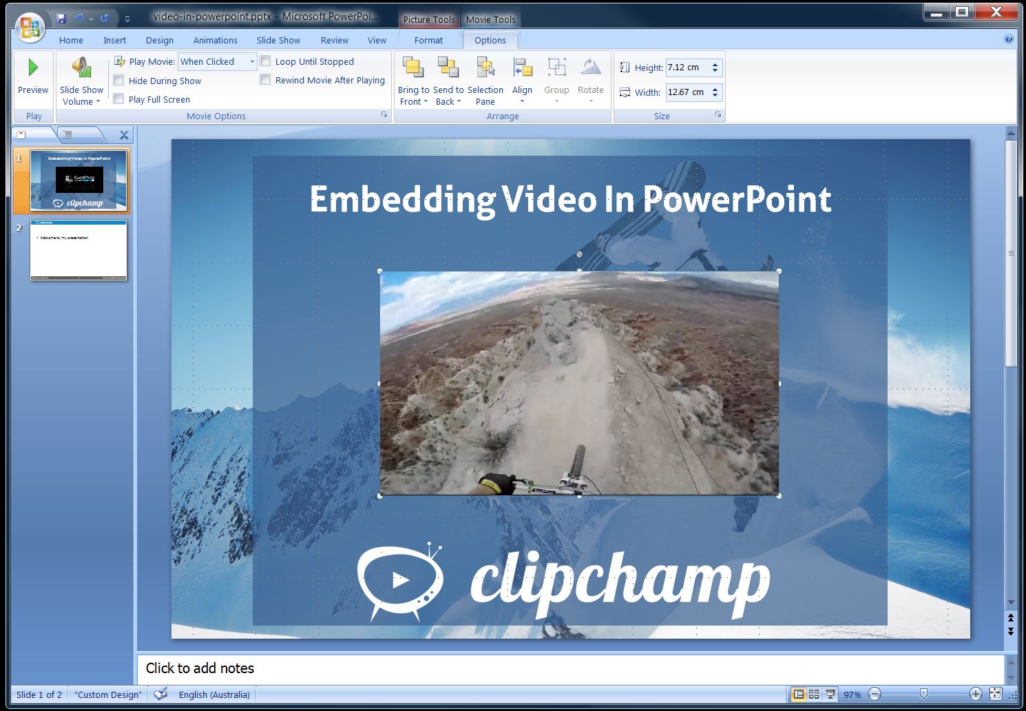 How to Create a Video That Works in PowerPoint Clipchamp Blog