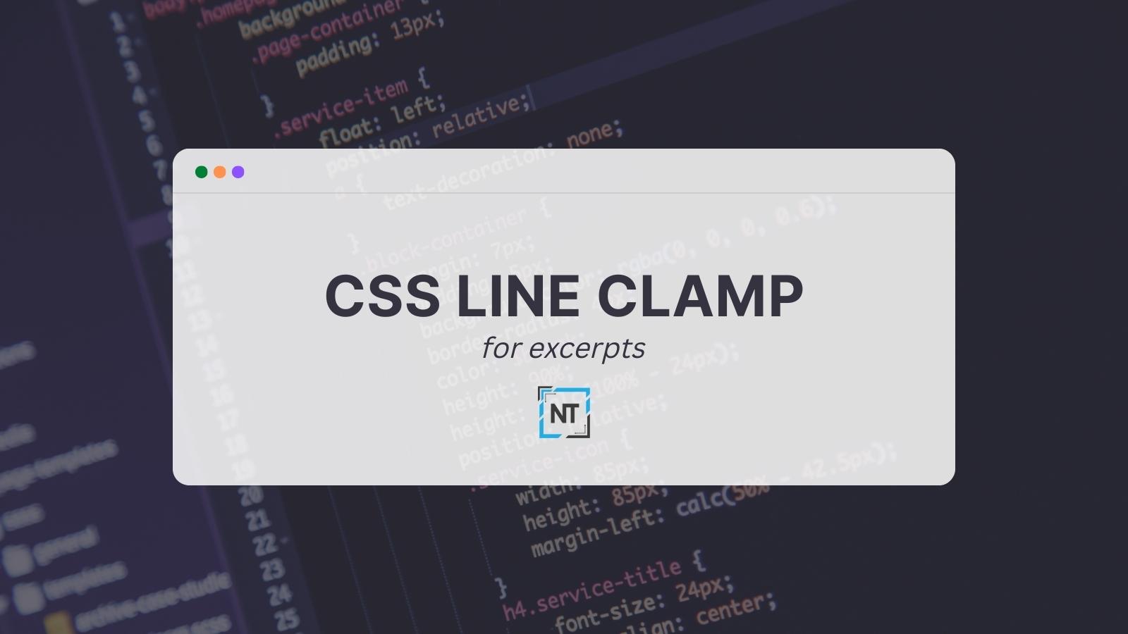 Using CSS Line Clamp for excerpts Nicole Tirado