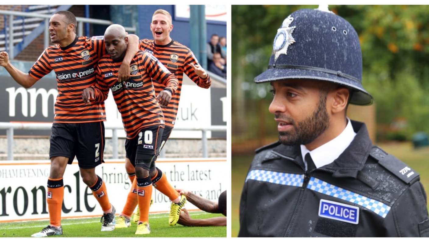 From the pitch to the police force Former Notts County player scores